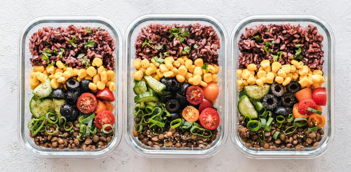 Flat Lay Photography of Three Tray of Foods